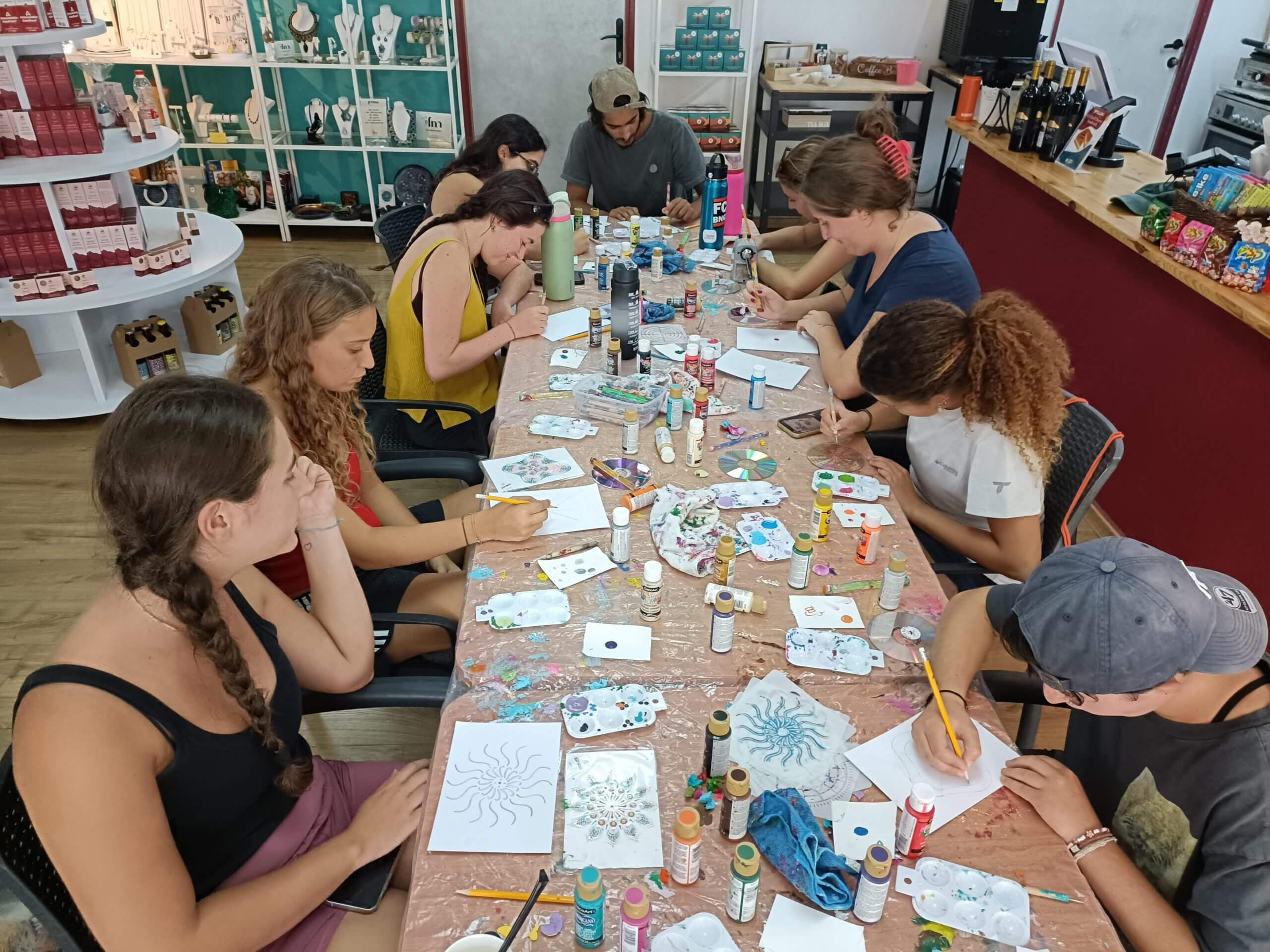 סדנת אומנות לקבוצות