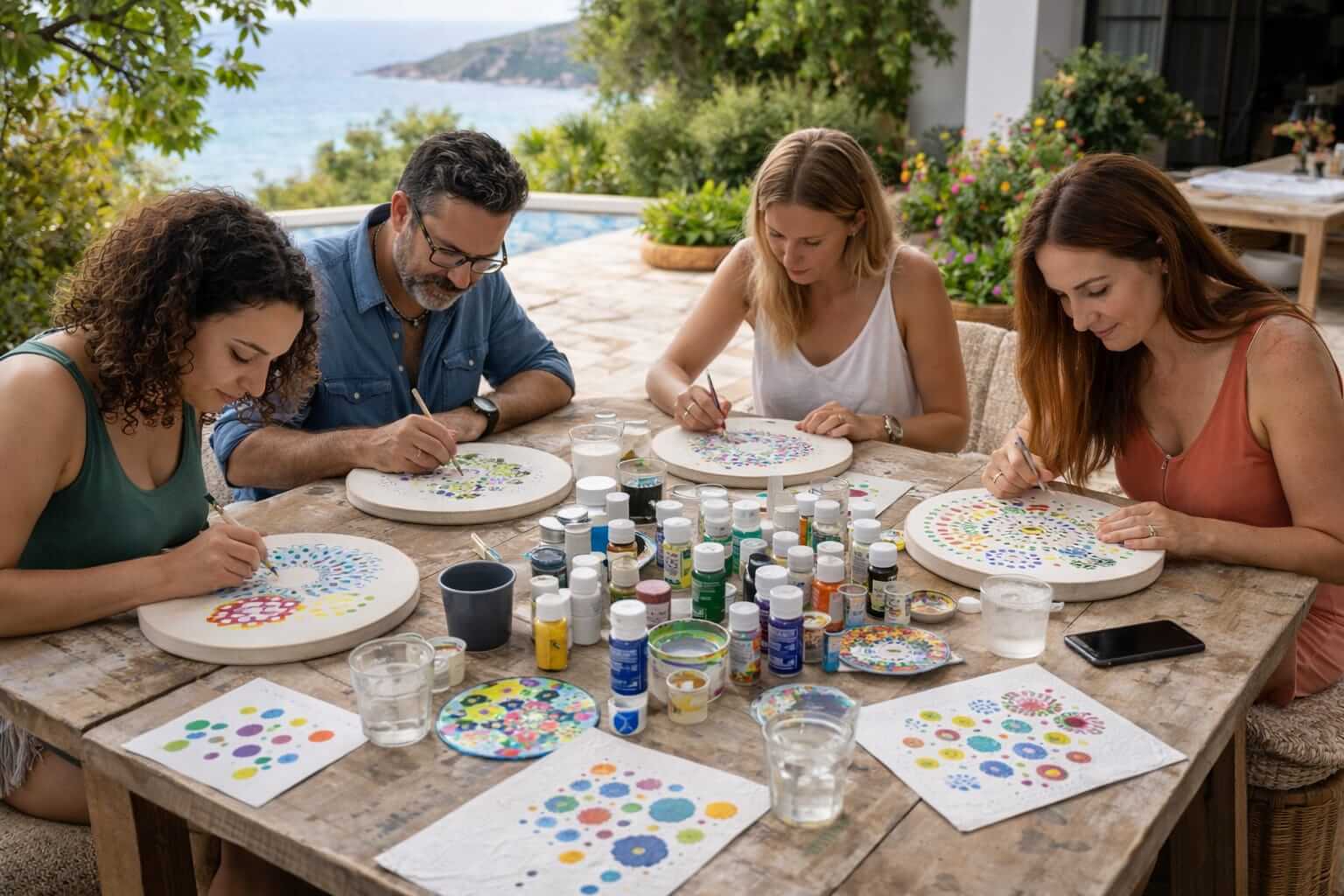 הדמייה של סדנת מנדלות שאעביר בכריתים